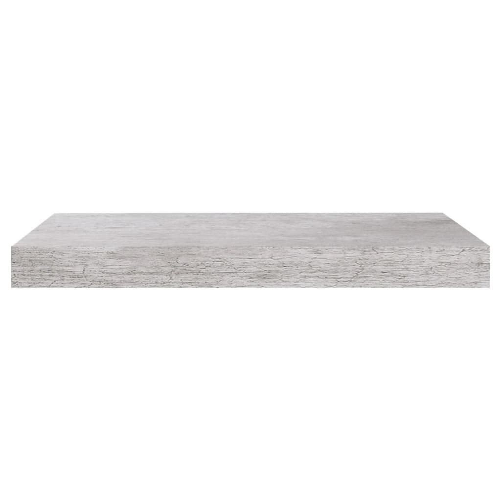 Étagère murale flottante gris béton 50x23x3,8 cm MDF Étagères murales & corniches vidaXL   