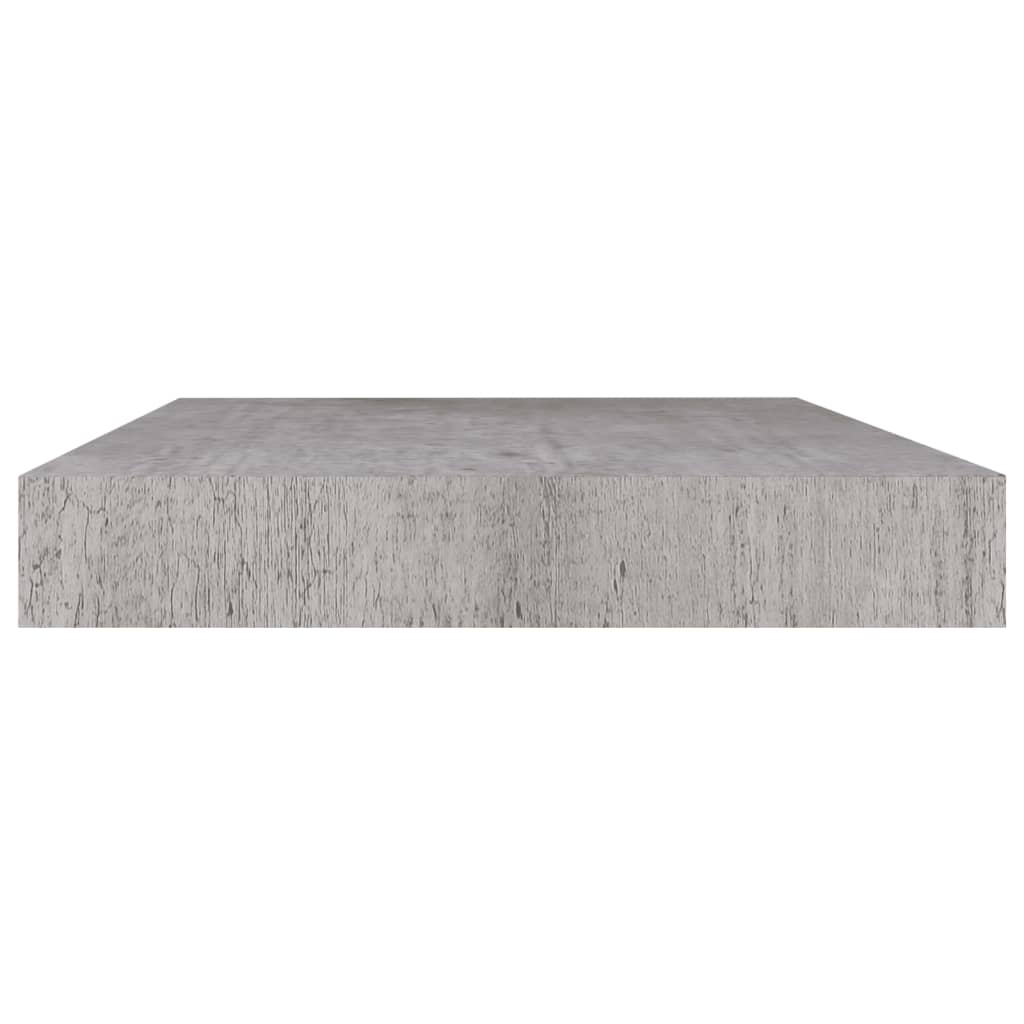 Étagère murale flottante gris béton 50x23x3,8 cm MDF Étagères murales & corniches vidaXL   