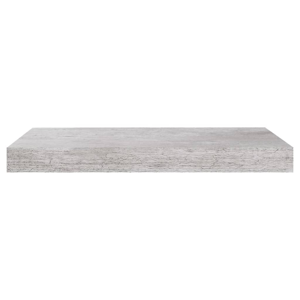 Étagères murales flottantes 2 pcs gris béton 50x23x3,8 cm MDF Étagères murales & corniches vidaXL   