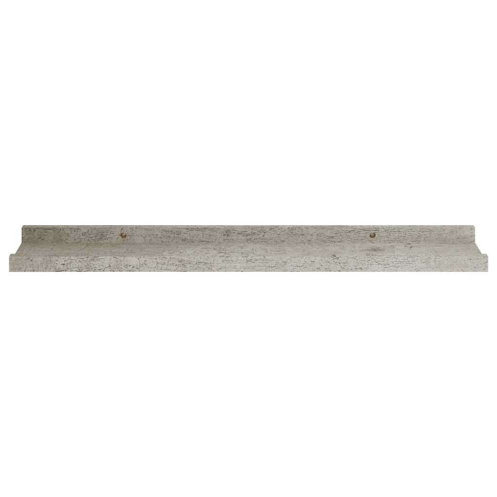 Étagères murales 2 pcs Gris béton 60x9x3 cm - Xios Store SNC