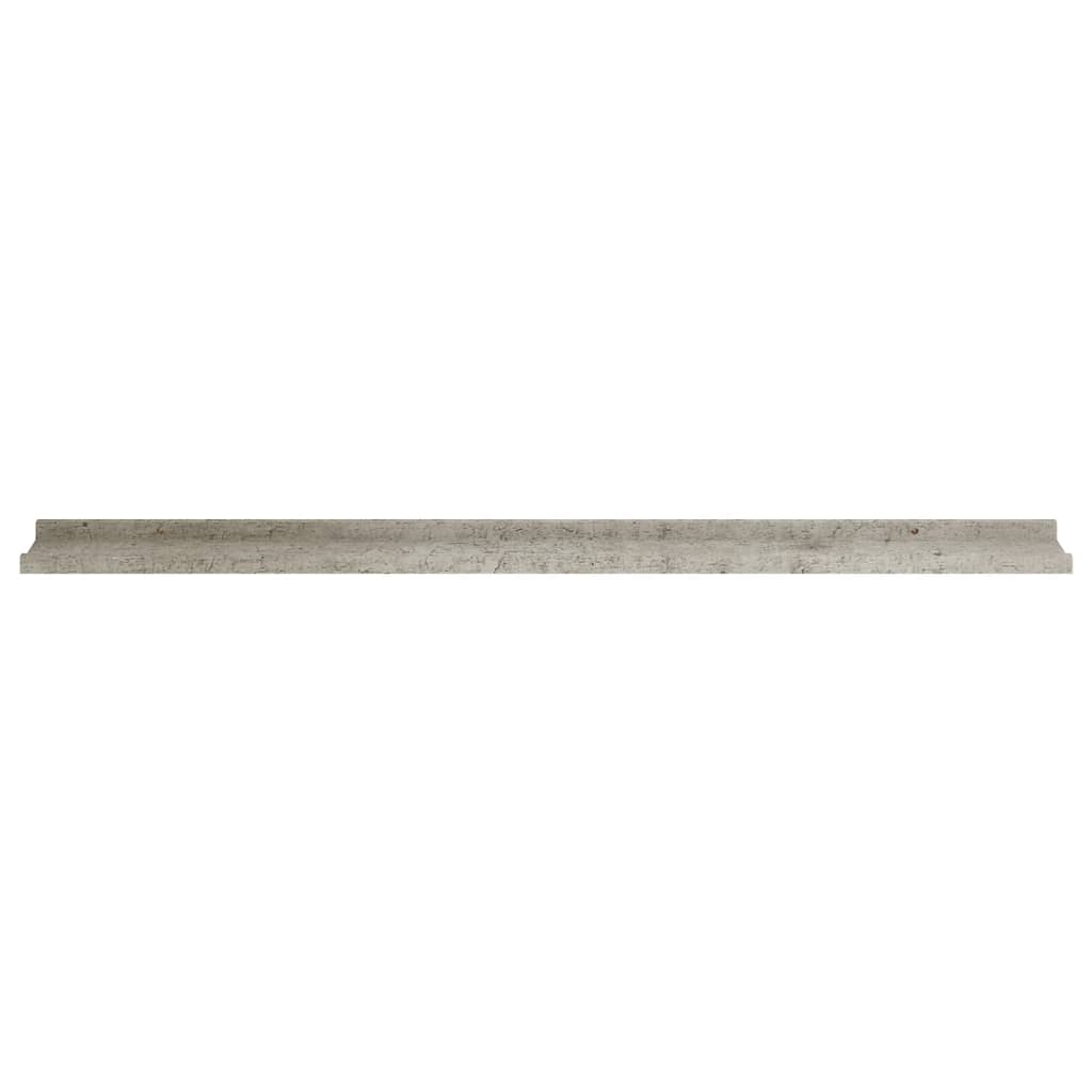 Étagères murales 2 pcs Gris béton 115x9x3 cm - Xios Store SNC