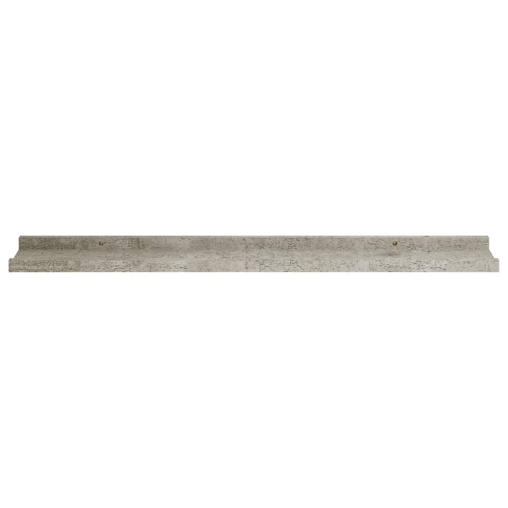 Étagères murales 4 pcs Gris béton 80x9x3 cm - Xios Store SNC