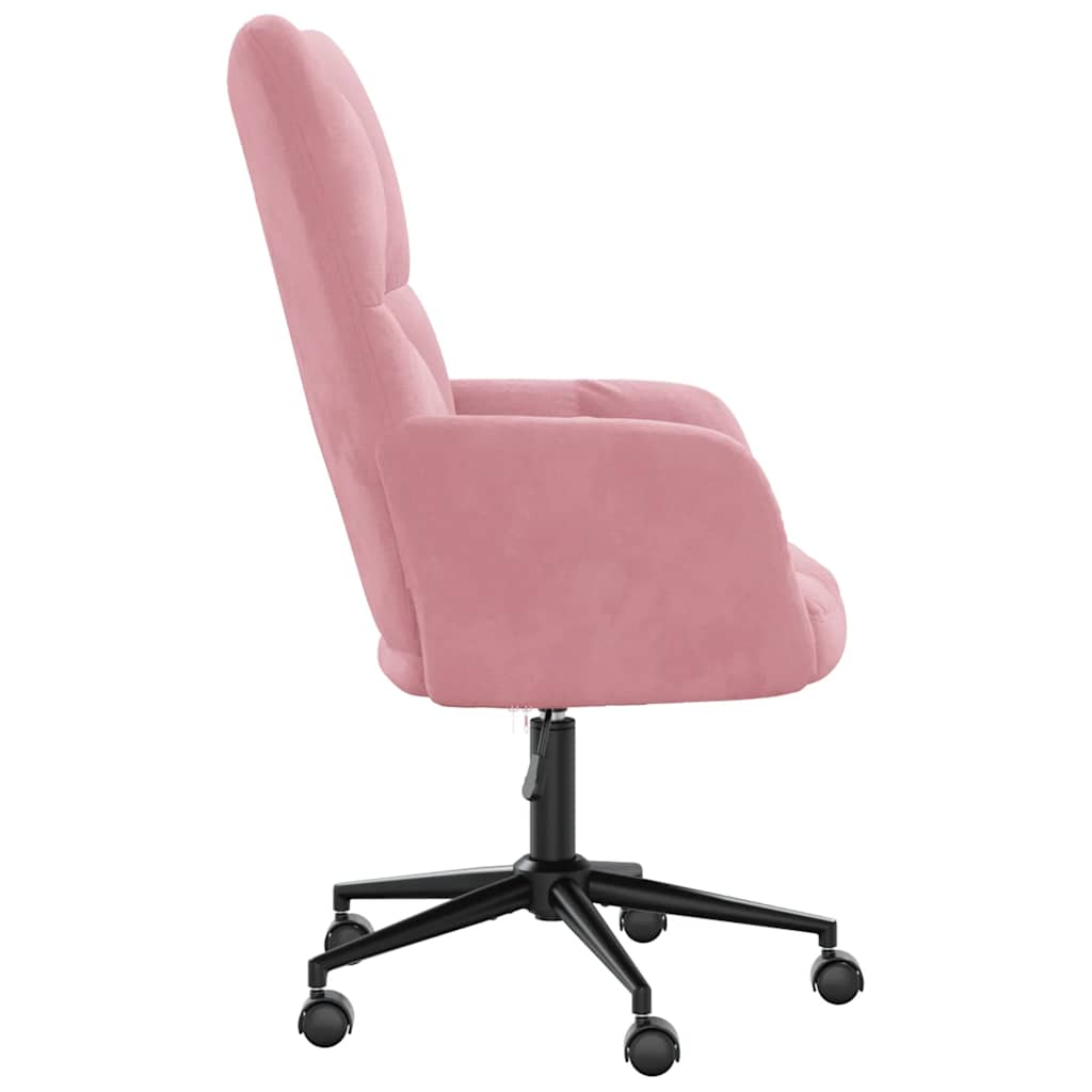 Chaise de relaxation Rose Velours Fauteuils vidaXL