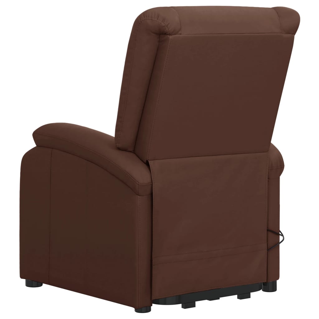 Fauteuil de massage Marron Similicuir Fauteuils électriques vidaXL   