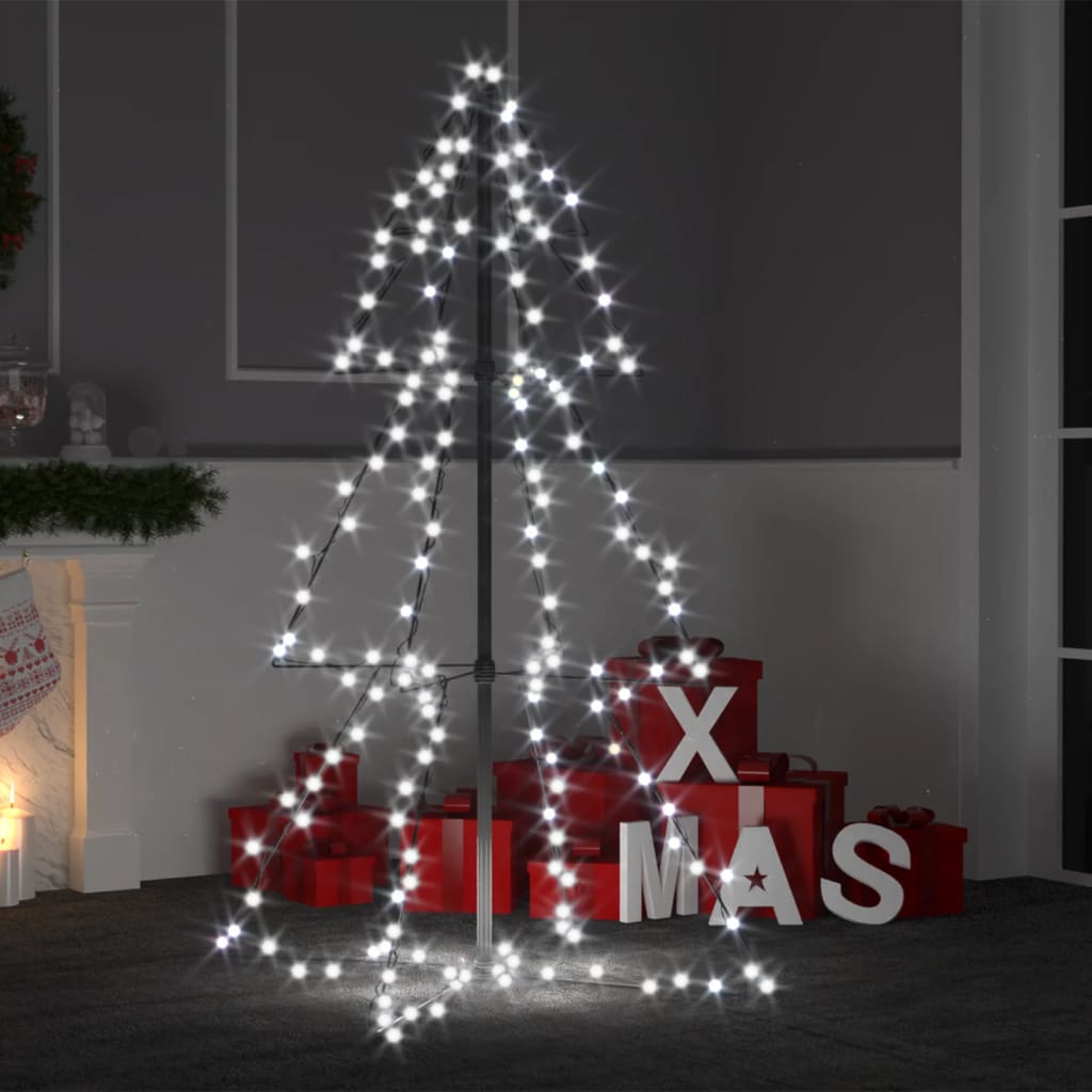 Arbre de Noël cône 160 LED d'intérieur/d'extérieur 78x120 cm - Xios Store SNC