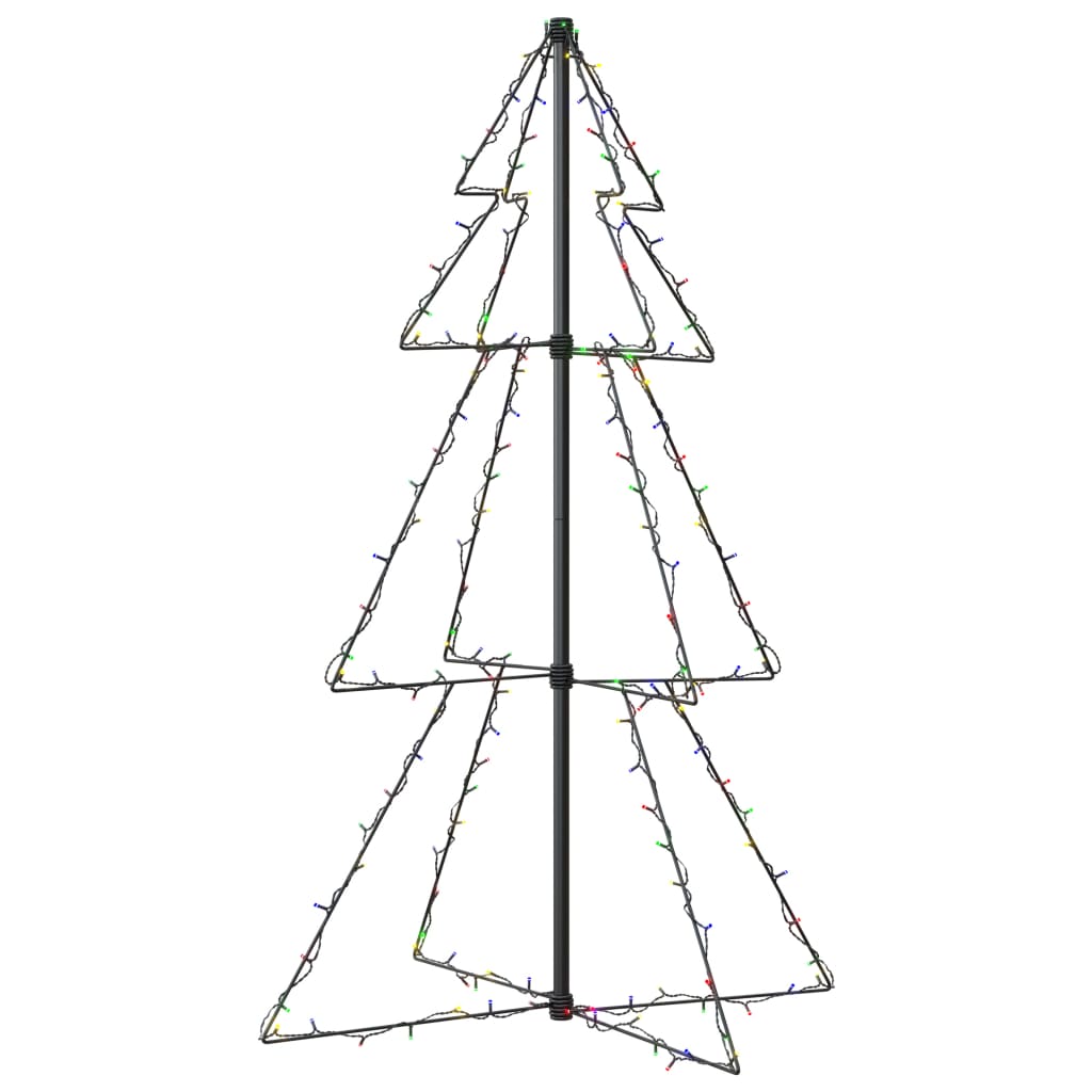 Arbre de Noël cône 160 LED d'intérieur/d'extérieur 78x120 cm - Xios Store SNC