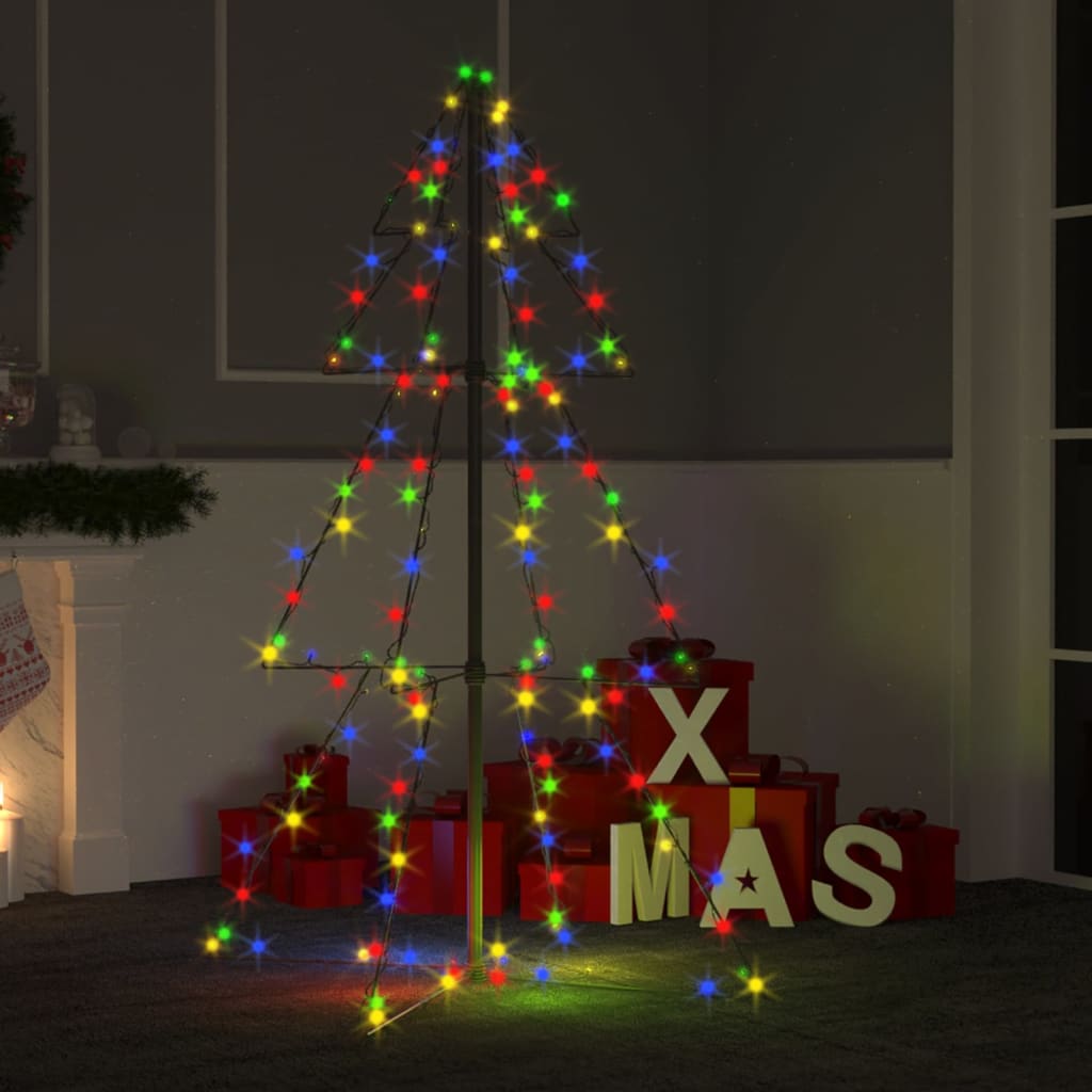 Arbre de Noël cône 160 LED d'intérieur/d'extérieur 78x120 cm - Xios Store SNC