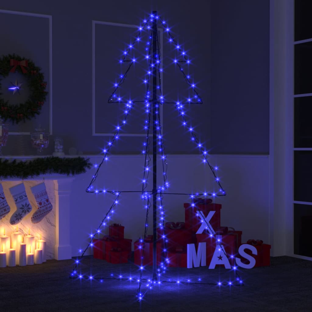 Arbre de Noël cône 200 LED d'intérieur/d'extérieur 98x150 cm - Xios Store SNC