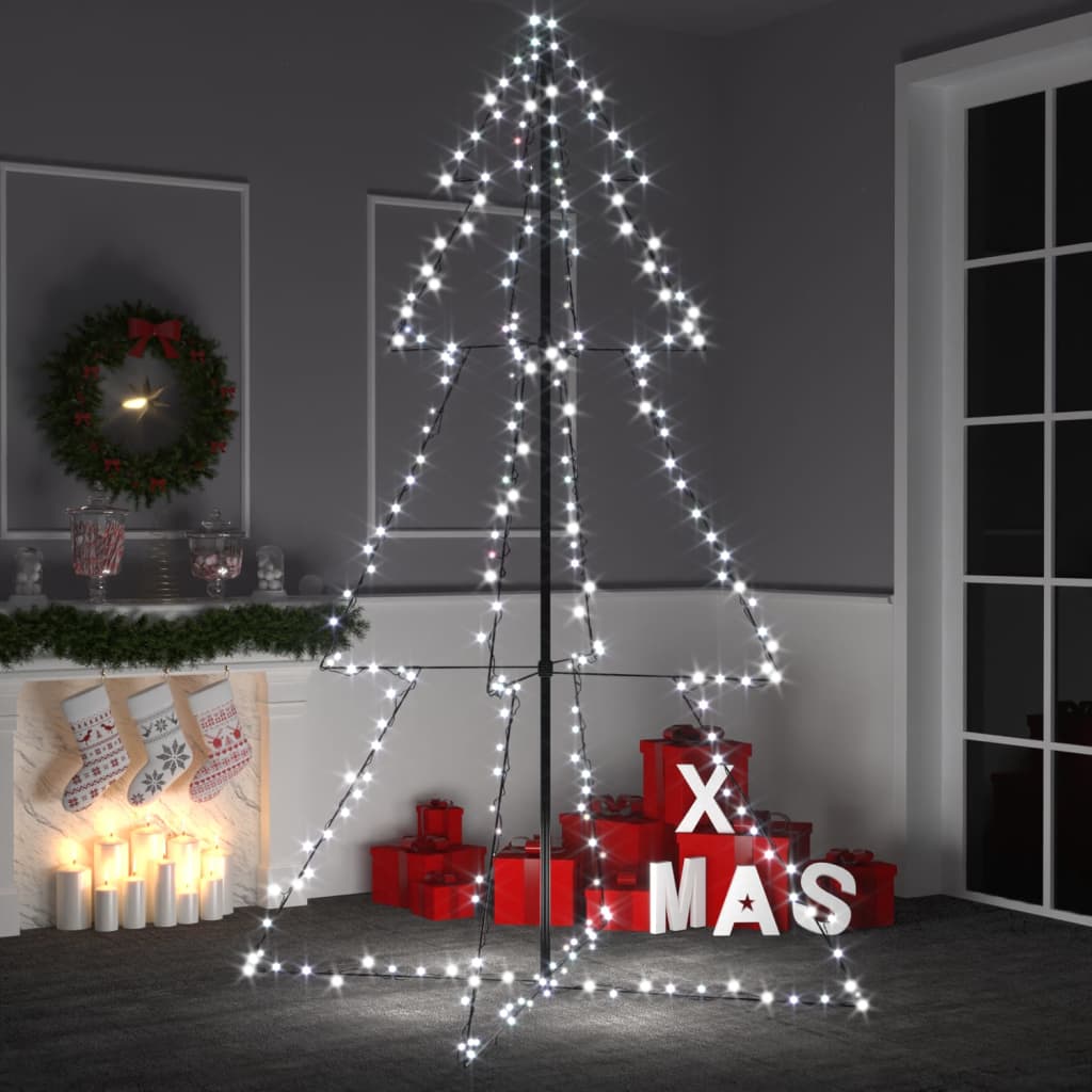 Arbre de Noël cône 240 LED d'intérieur/d'extérieur 118x180 cm - Xios Store SNC