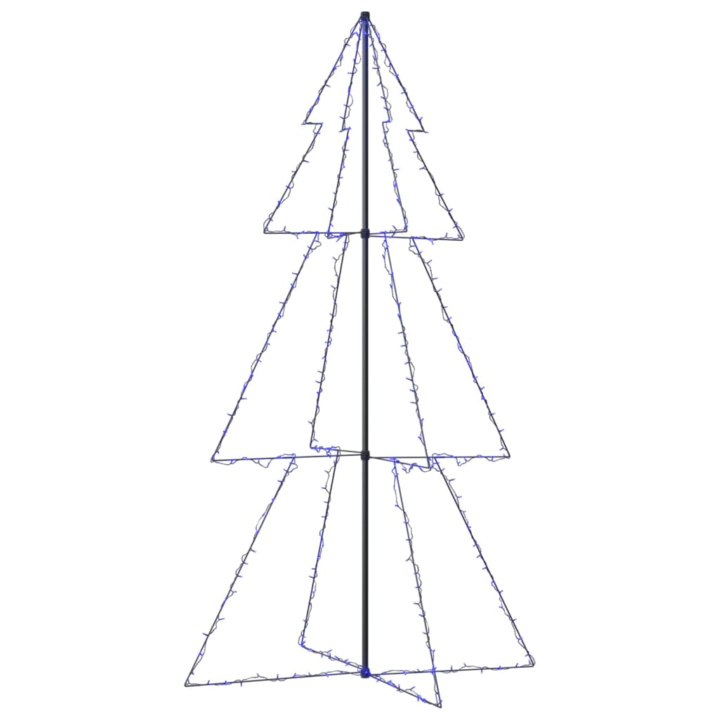 Arbre de Noël cône 300 LED d'intérieur/d'extérieur 120x220 cm - Xios Store SNC