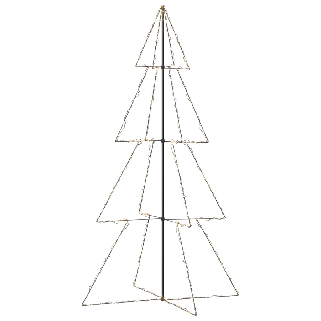 Arbre de Noël cône 360 LED d'intérieur/d'extérieur 143x250 cm - Xios Store SNC