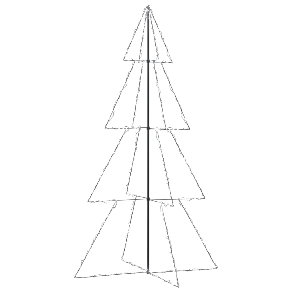 Arbre de Noël cône 360 LED d'intérieur/d'extérieur 143x250 cm - Xios Store SNC