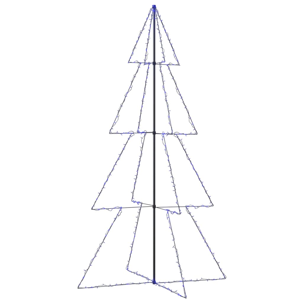 Arbre de Noël cône 360 LED d'intérieur/d'extérieur 143x250 cm - Xios Store SNC