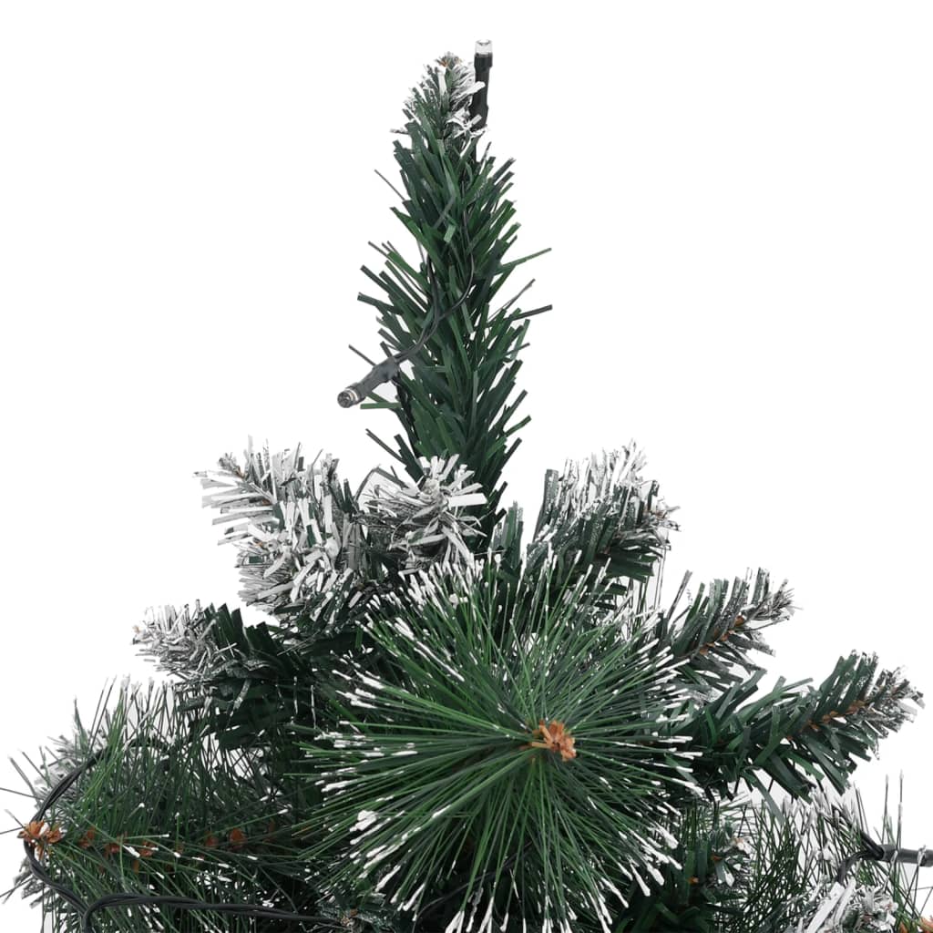 Sapin de Noël artificiel pré-éclairé et supports vert 60 cm PVC - Xios Store SNC