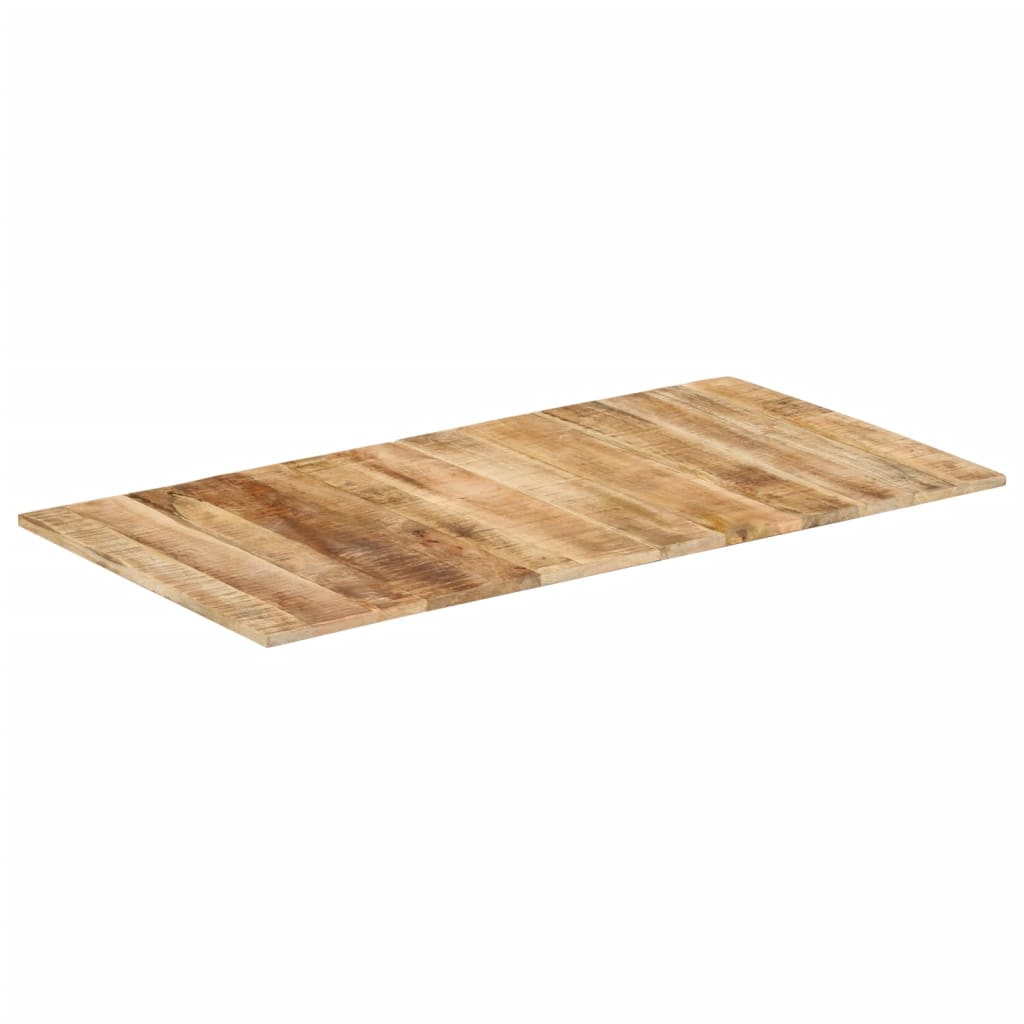 Dessus de table 120x60x(1,5-1,6) cm Bois de manguier brut Plateaux de table vidaXL