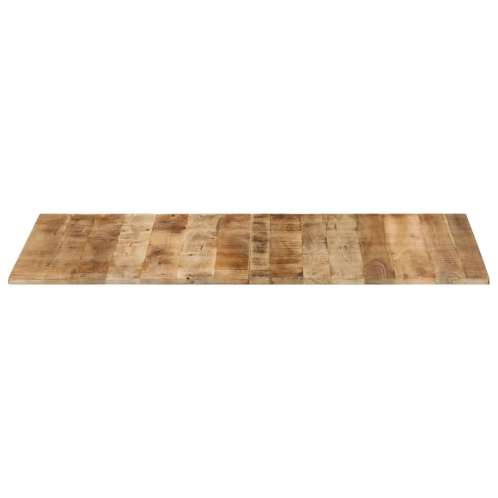 Dessus de table 120x60x(1,5-1,6) cm Bois de manguier brut Plateaux de table vidaXL