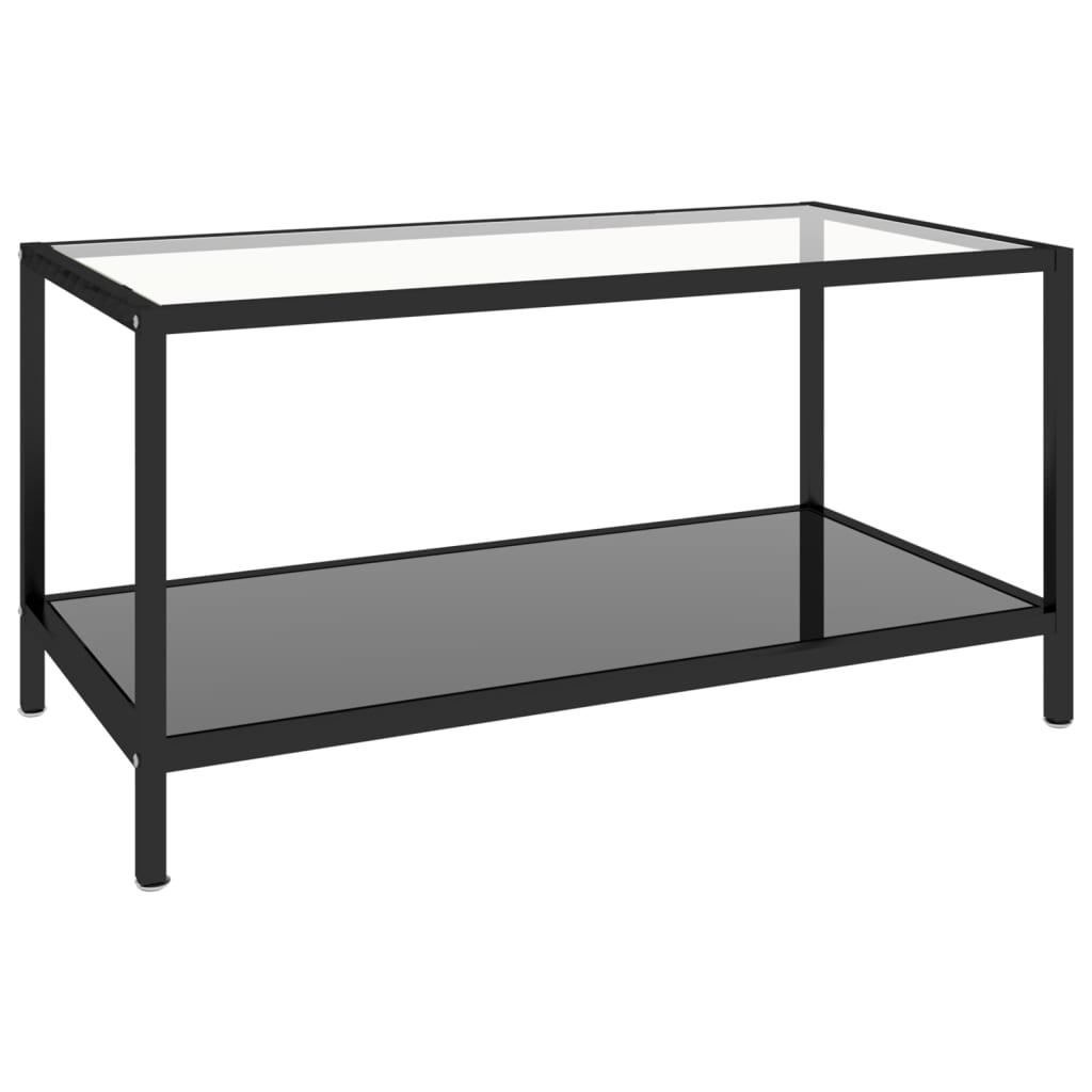 Tables à thé 2 pcs Verre trempé Noir - Xios Store SNC