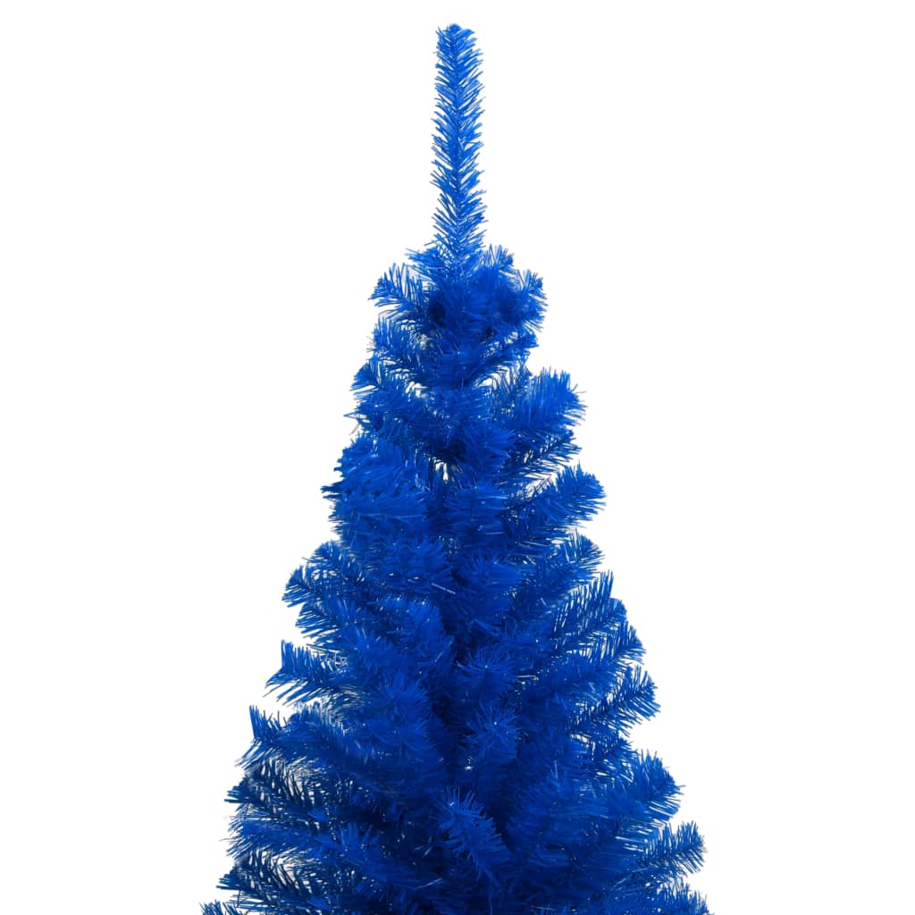 Arbre de Noël artificiel pré-éclairé et boules bleu 150 cm PVC - Xios Store SNC