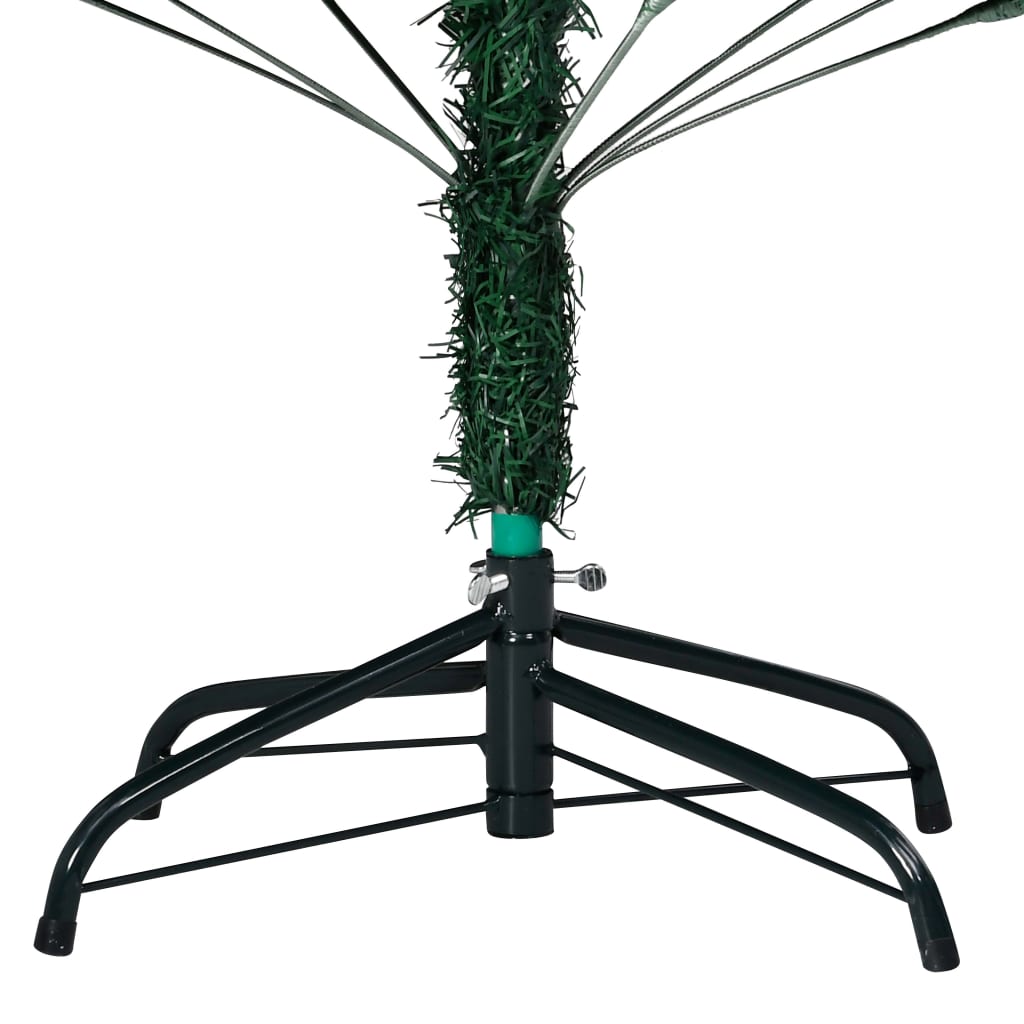 Arbre de Noël artificiel pré-éclairé et boules vert 180 cm PVC - Xios Store SNC