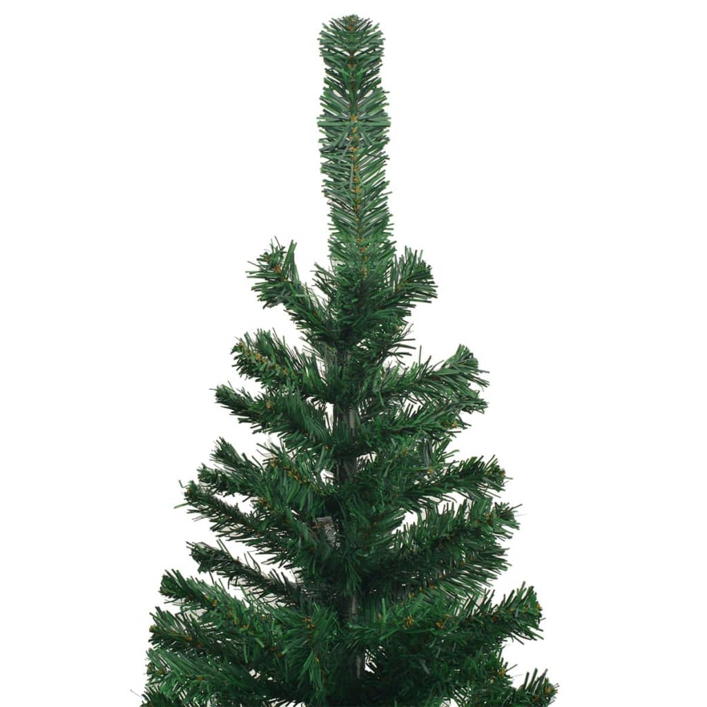 Arbre de Noël artificiel pré-éclairé et boules L 240 cm vert - Xios Store SNC