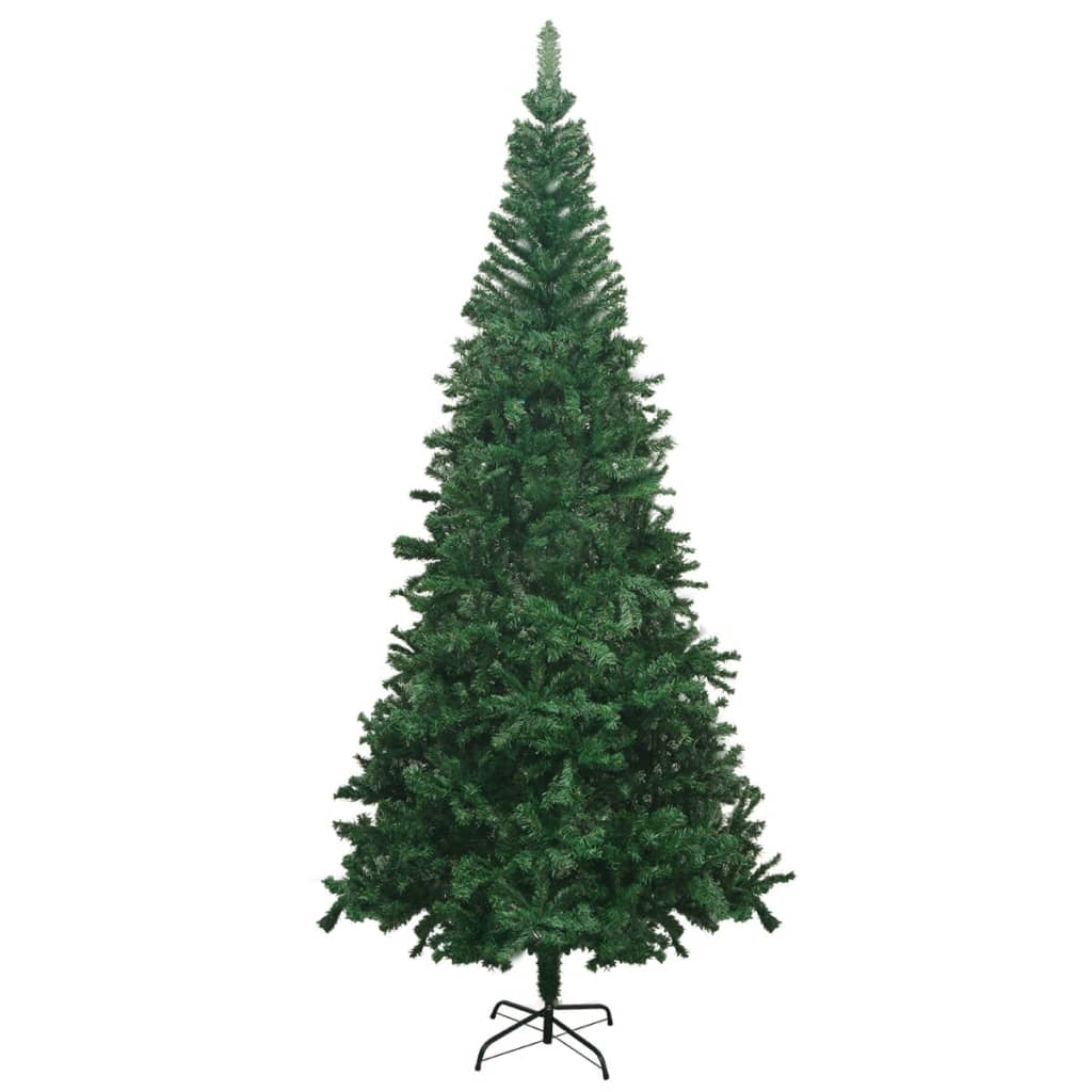 Arbre de Noël artificiel pré-éclairé et boules L 240 cm vert - Xios Store SNC