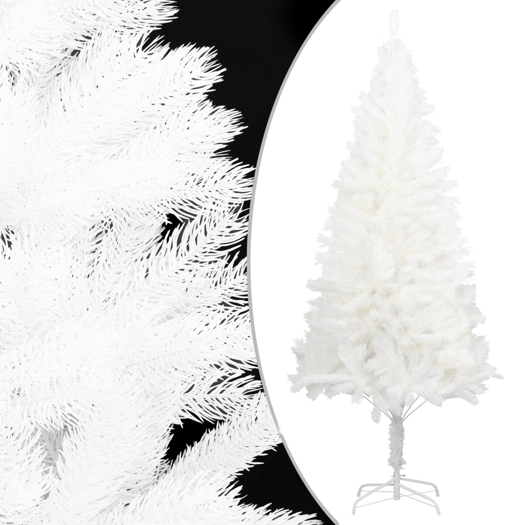 Arbre de Noël artificiel pré-éclairé et boules blanc 120 cm - Xios Store SNC