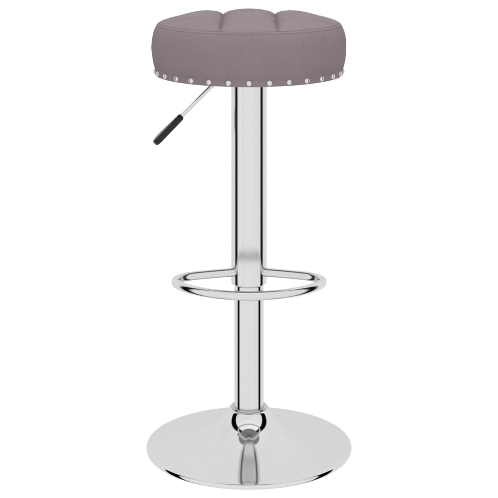 Tabourets de bar lot de 2 taupe tissu Tabourets de bar vidaXL   