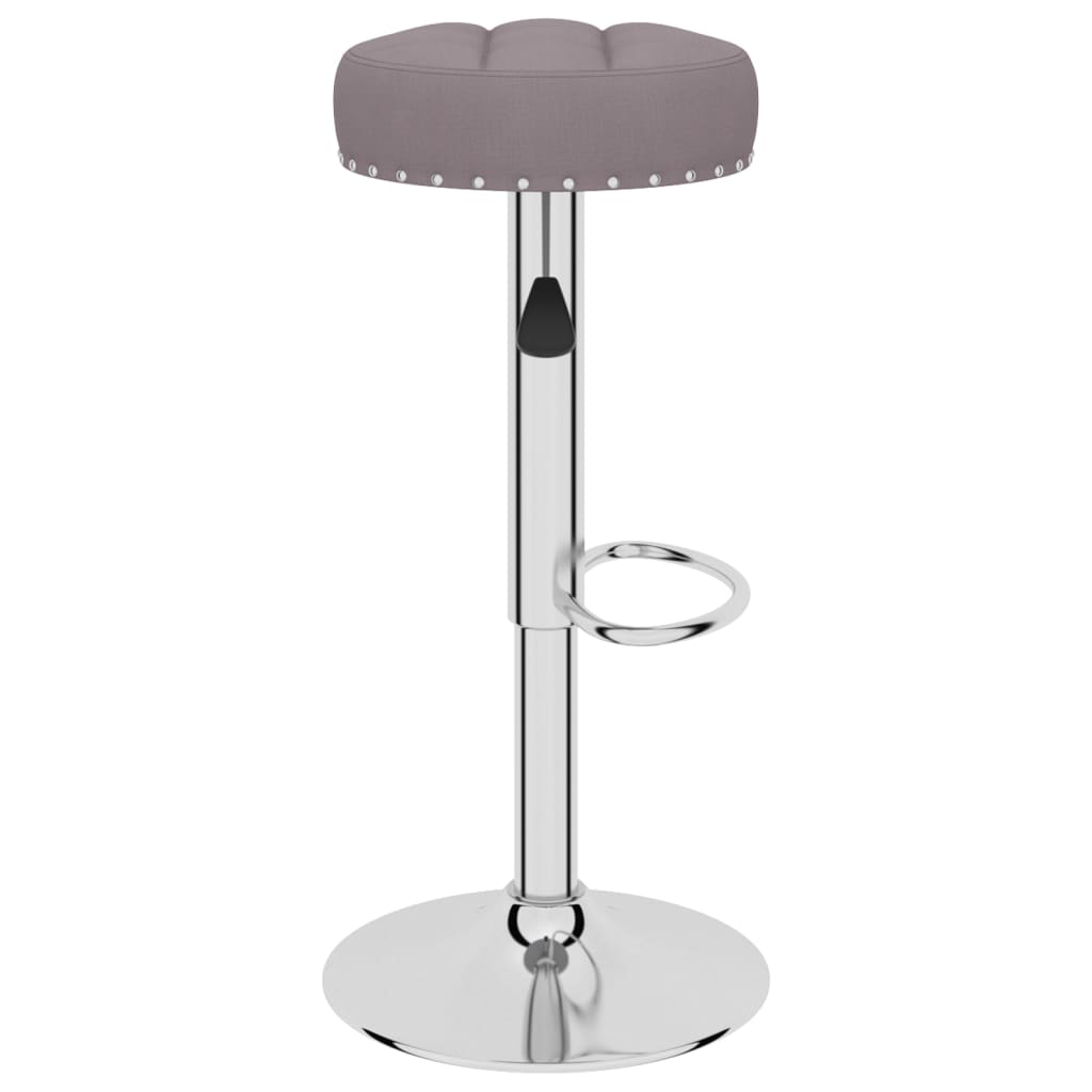 Tabourets de bar lot de 2 taupe tissu Tabourets de bar vidaXL   