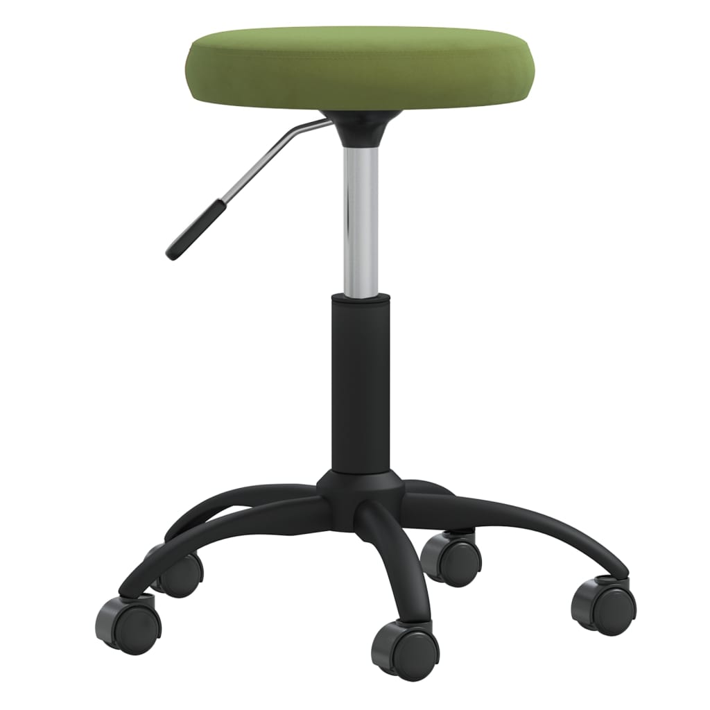 Chaise pivotante de bureau Vert clair Velours - Xios Store SNC