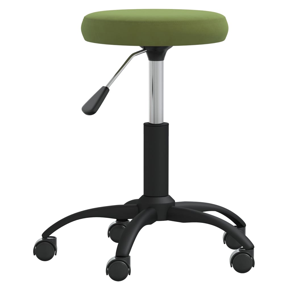 Chaise pivotante de bureau Vert clair Velours - Xios Store SNC