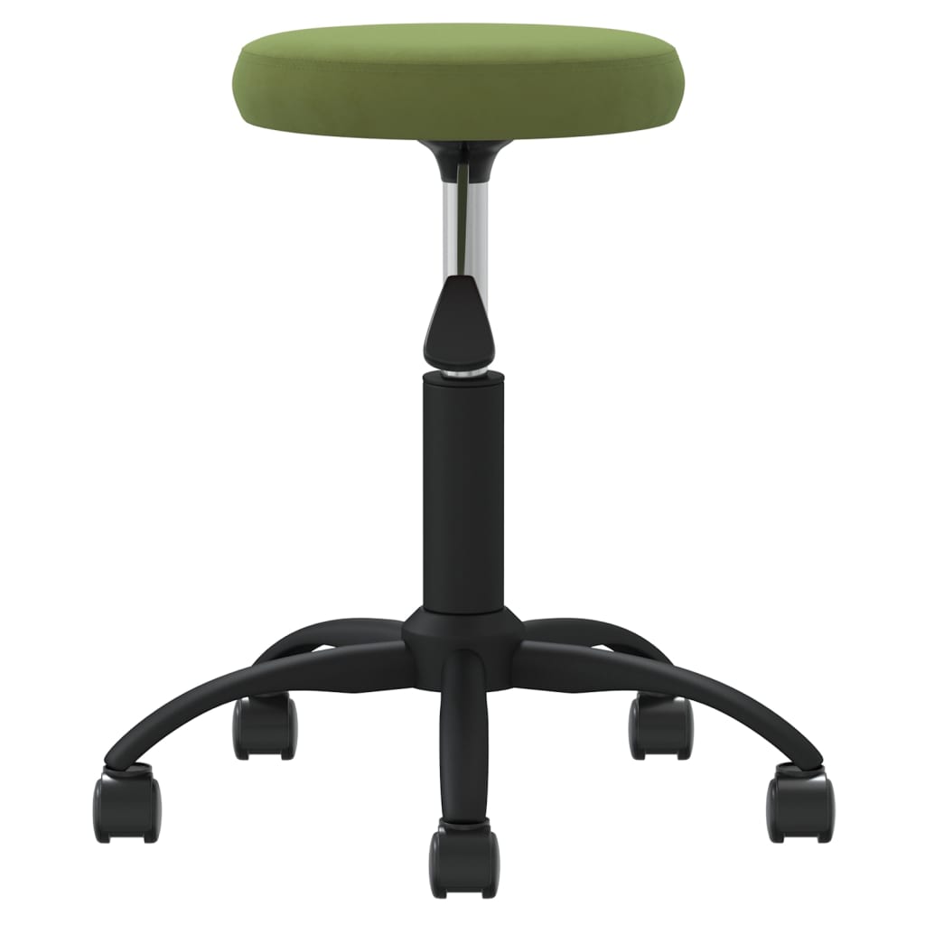 Chaise pivotante de bureau Vert clair Velours - Xios Store SNC