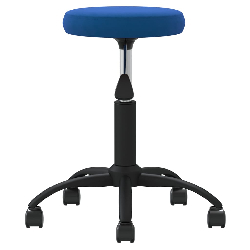 Chaise pivotante de bureau Bleu Velours - Xios Store SNC