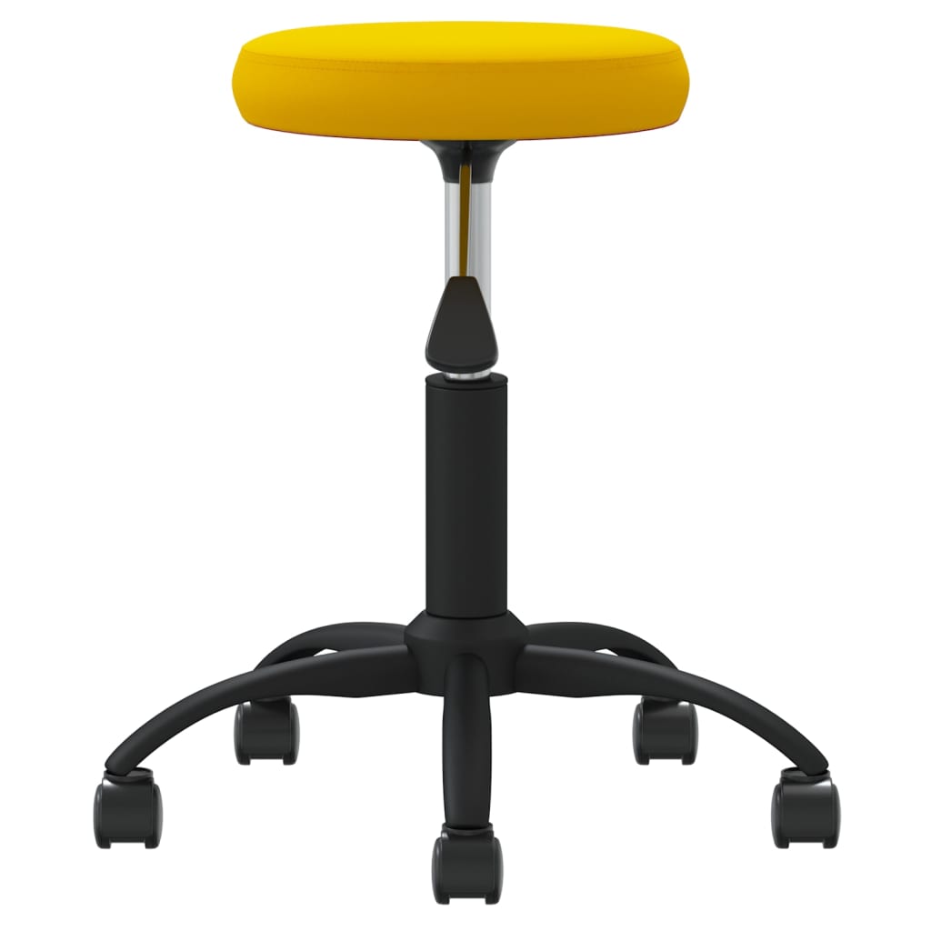 Chaise pivotante de bureau Jaune moutarde Velours - Xios Store SNC