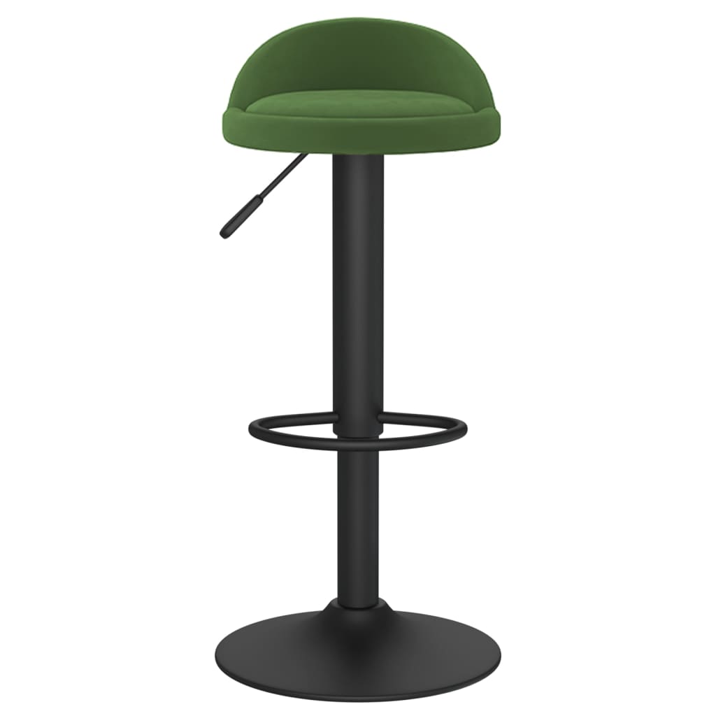 Tabouret de bar Vert foncé Velours Tabourets de bar vidaXL   