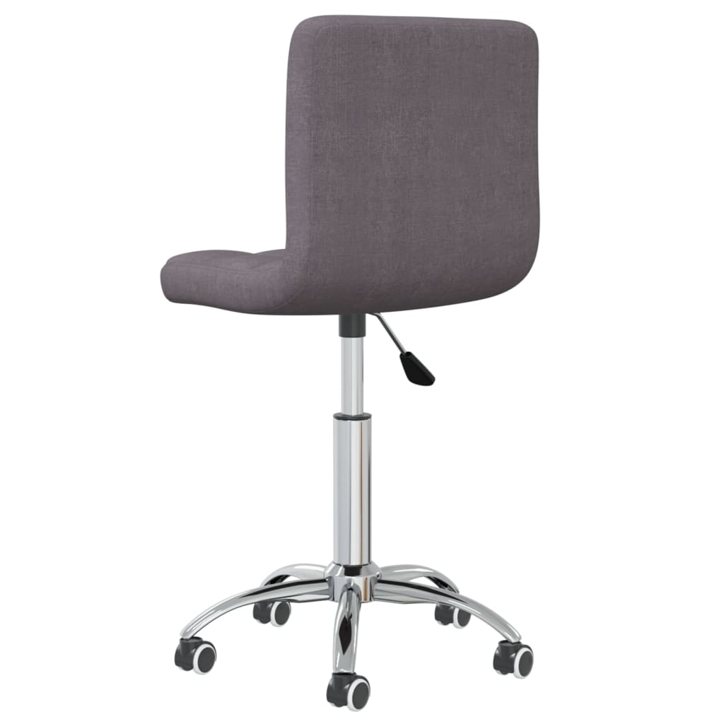 Chaise pivotante de bureau Taupe Tissu Chaises de bureau vidaXL