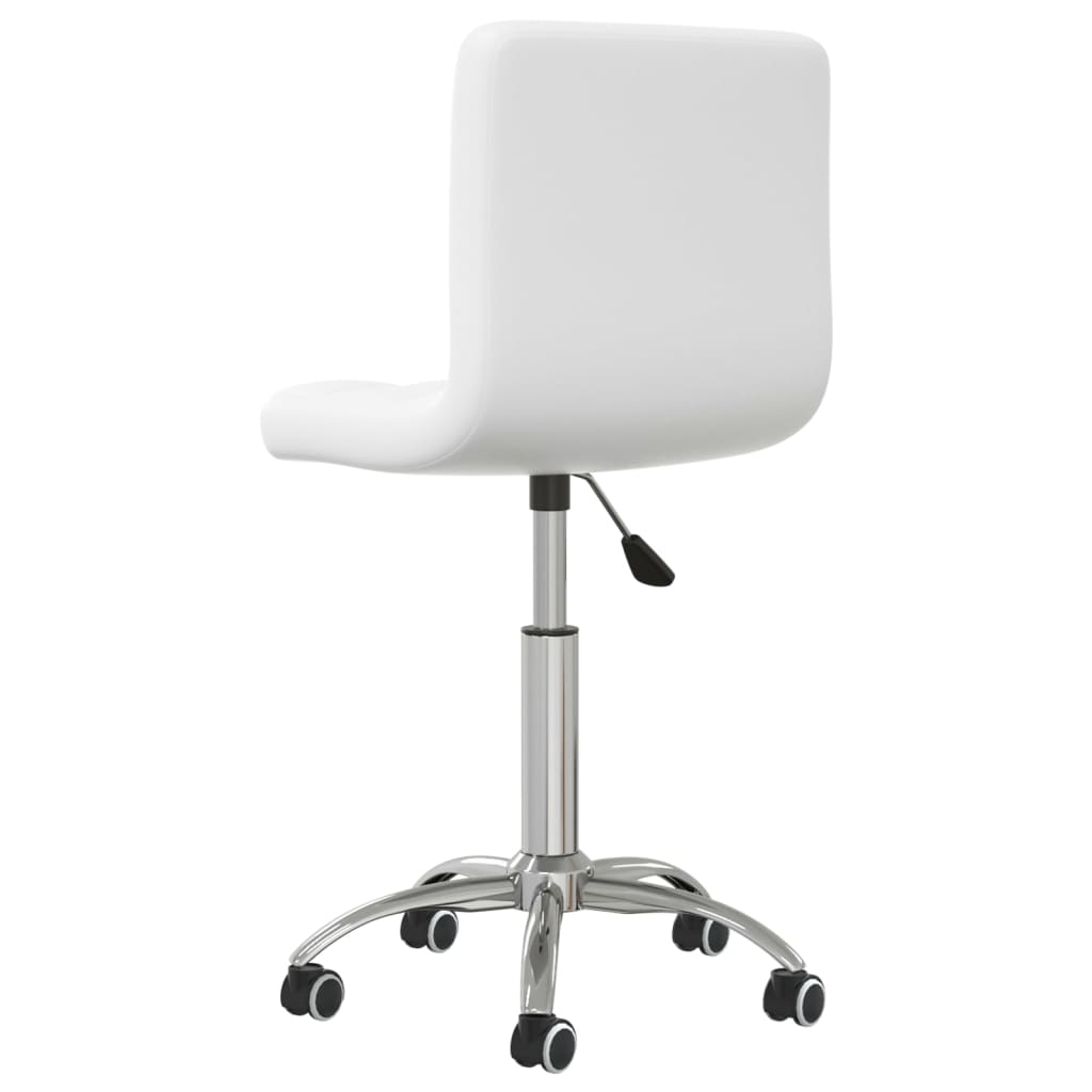 Chaise de bureau pivotante Blanc Similicuir - Xios Store SNC