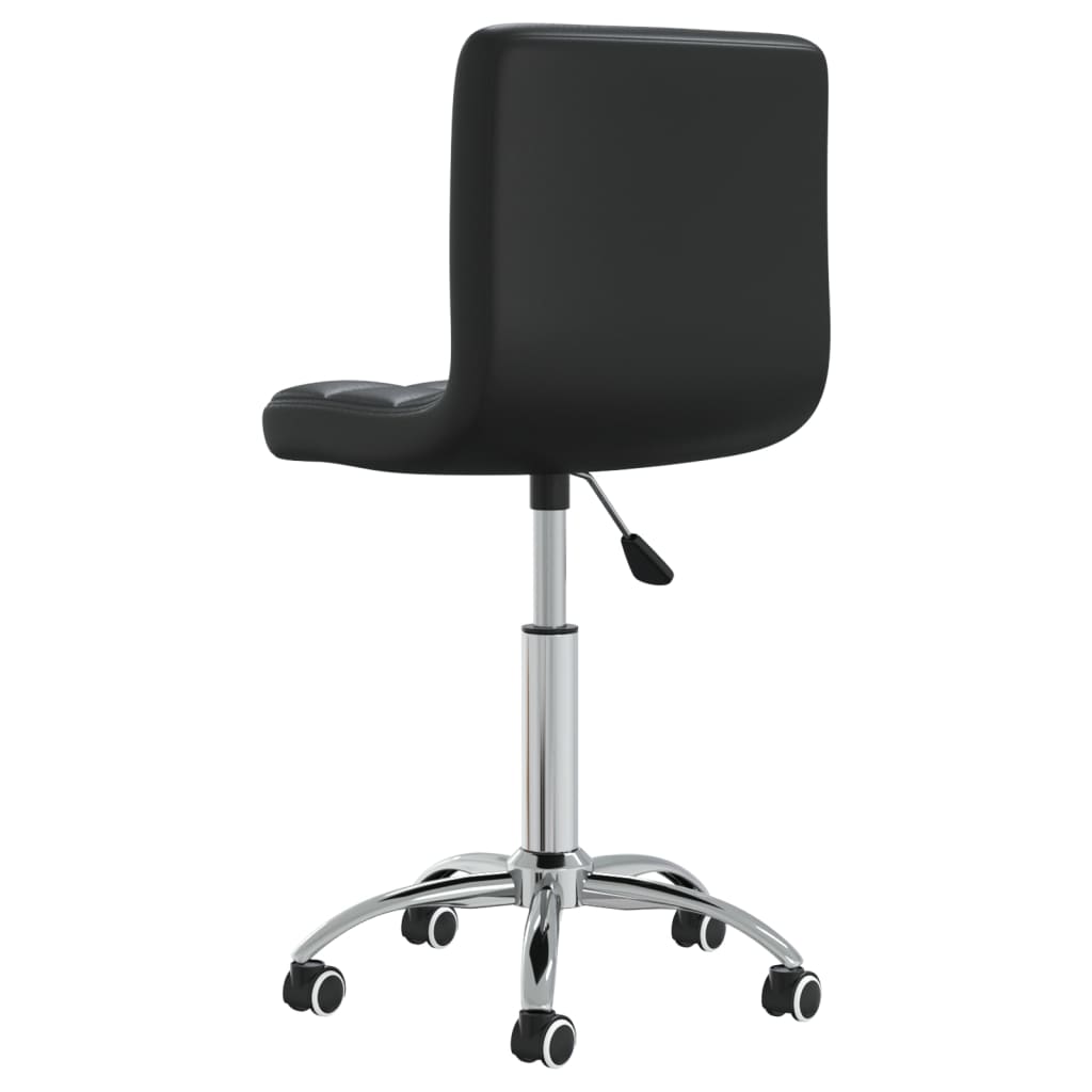 Chaise de bureau pivotante Noir Similicuir Chaises de bureau vidaXL   