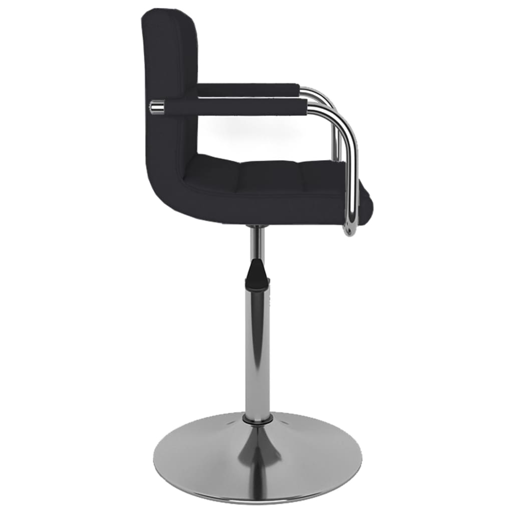 Tabouret de bar Noir Tissu Tabourets de bar vidaXL