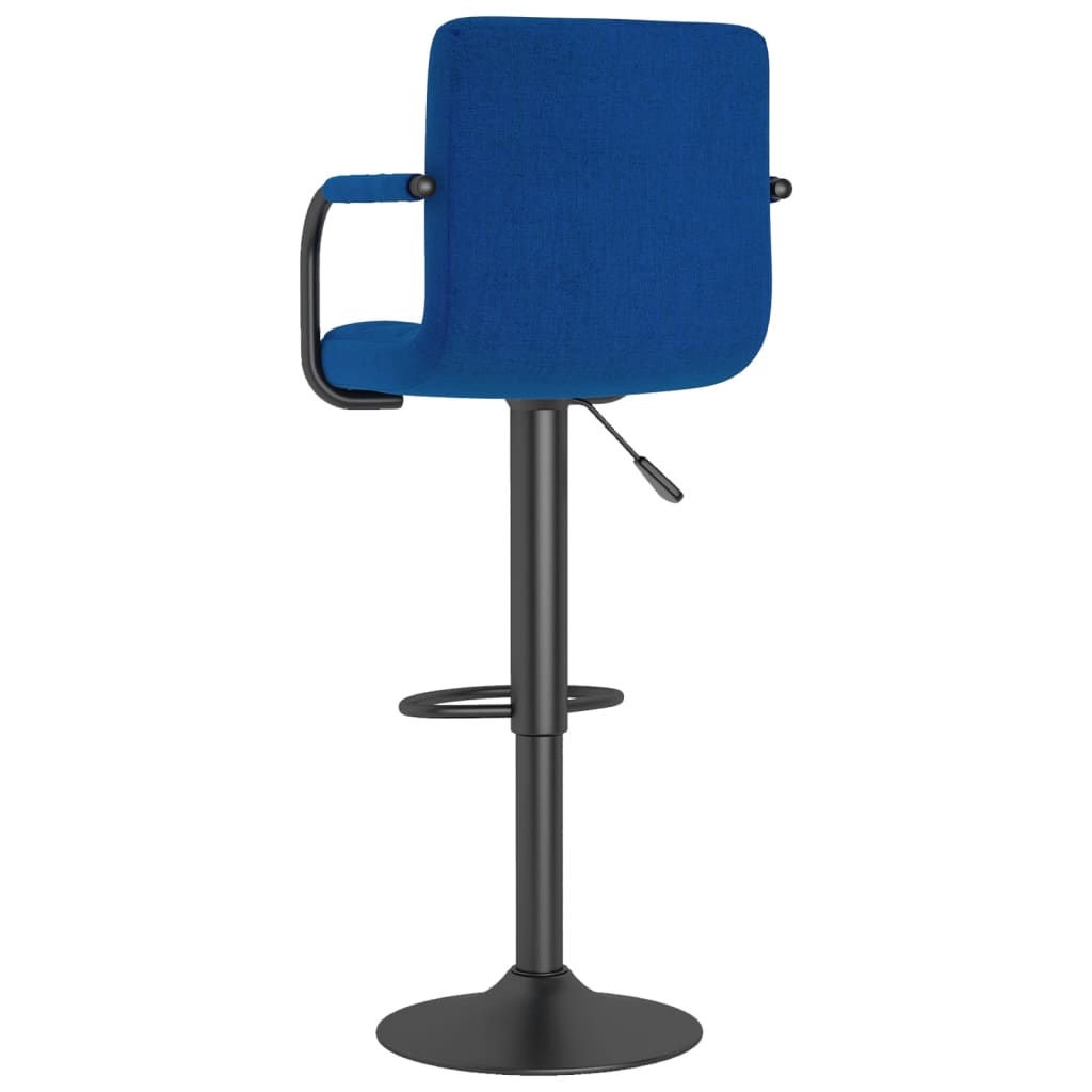 Tabouret de bar Bleu Tissu Tabourets de bar vidaXL