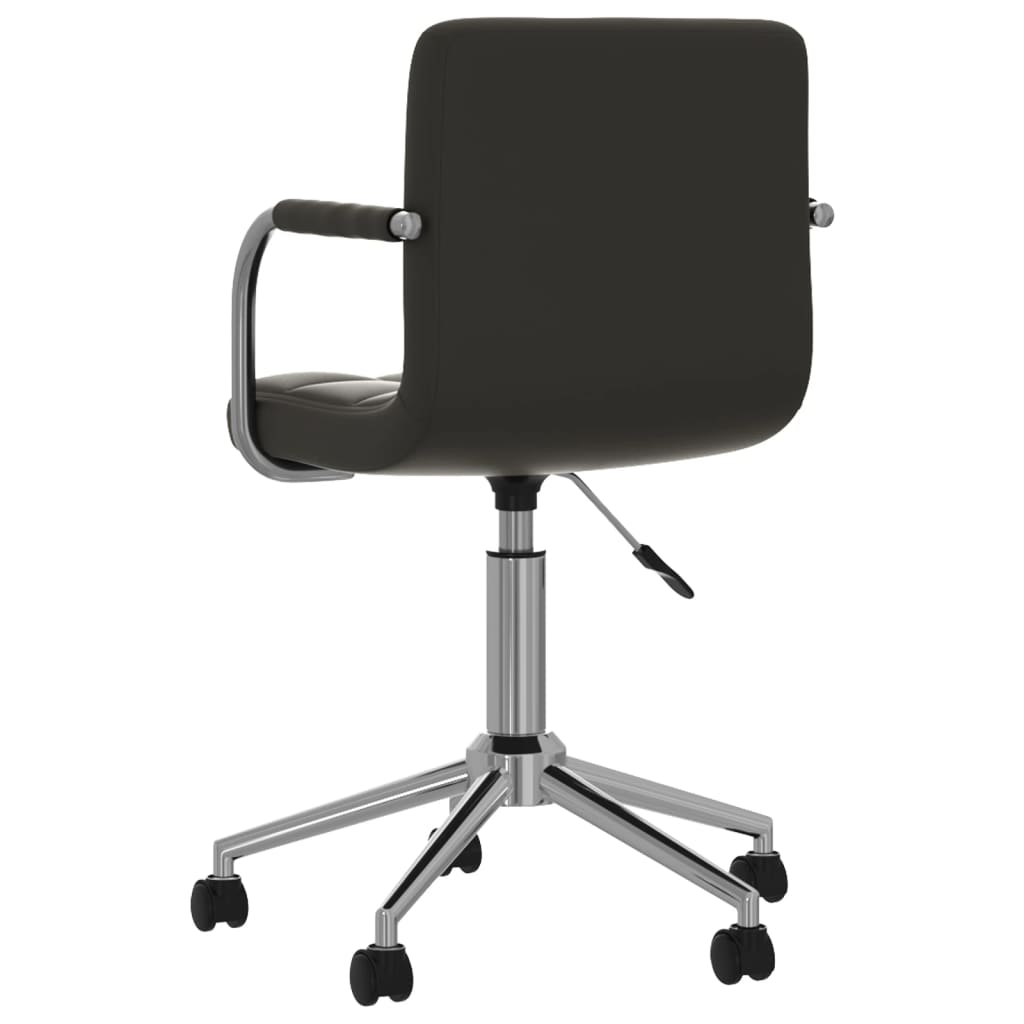 Chaise de bureau pivotante Noir Similicuir Chaises de bureau vidaXL   