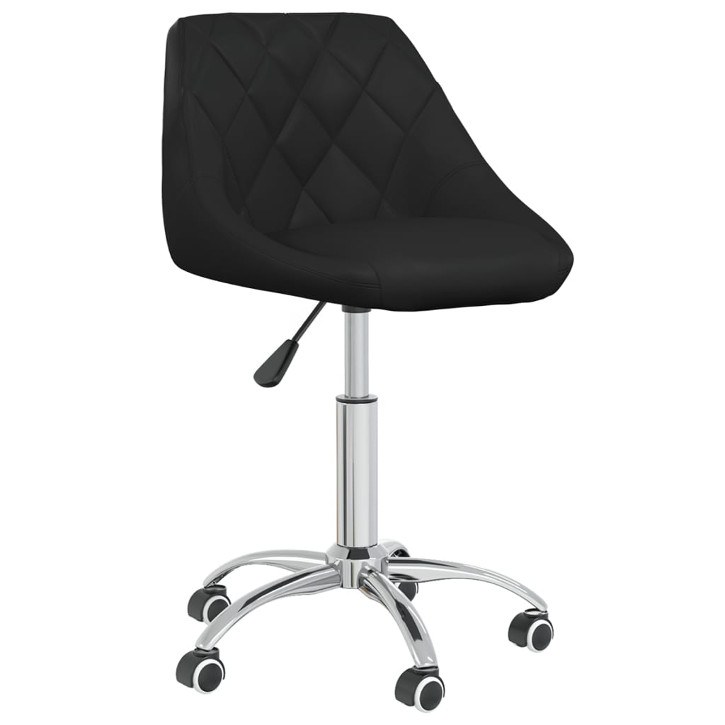 Chaise de bureau pivotante Noir Similicuir - Xios Store SNC