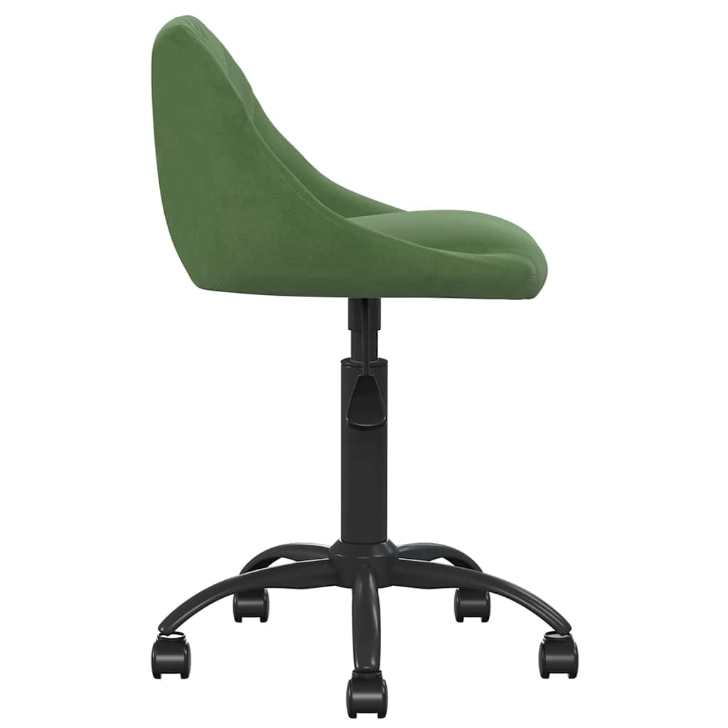 Chaise de salle à manger Vert foncé Velours Chaises de cuisine vidaXL