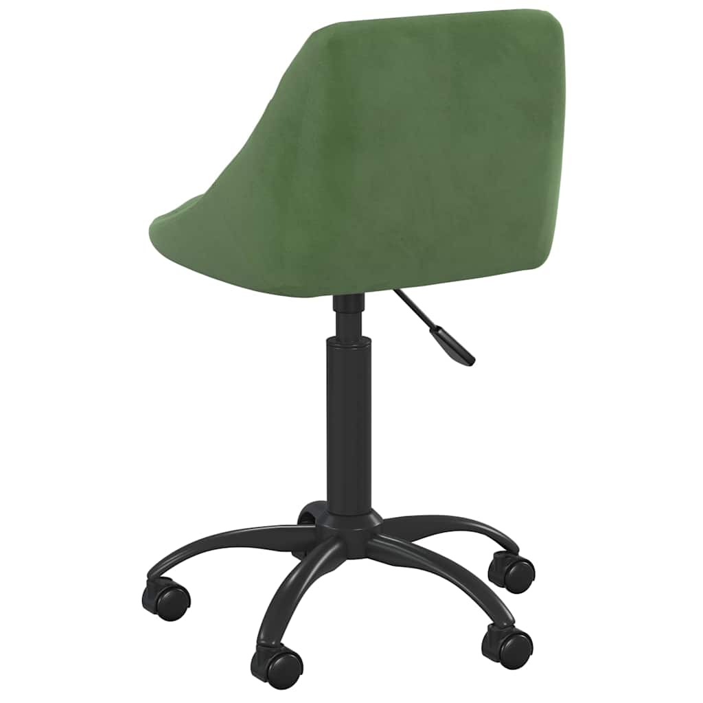 Chaise de salle à manger Vert foncé Velours Chaises de cuisine vidaXL