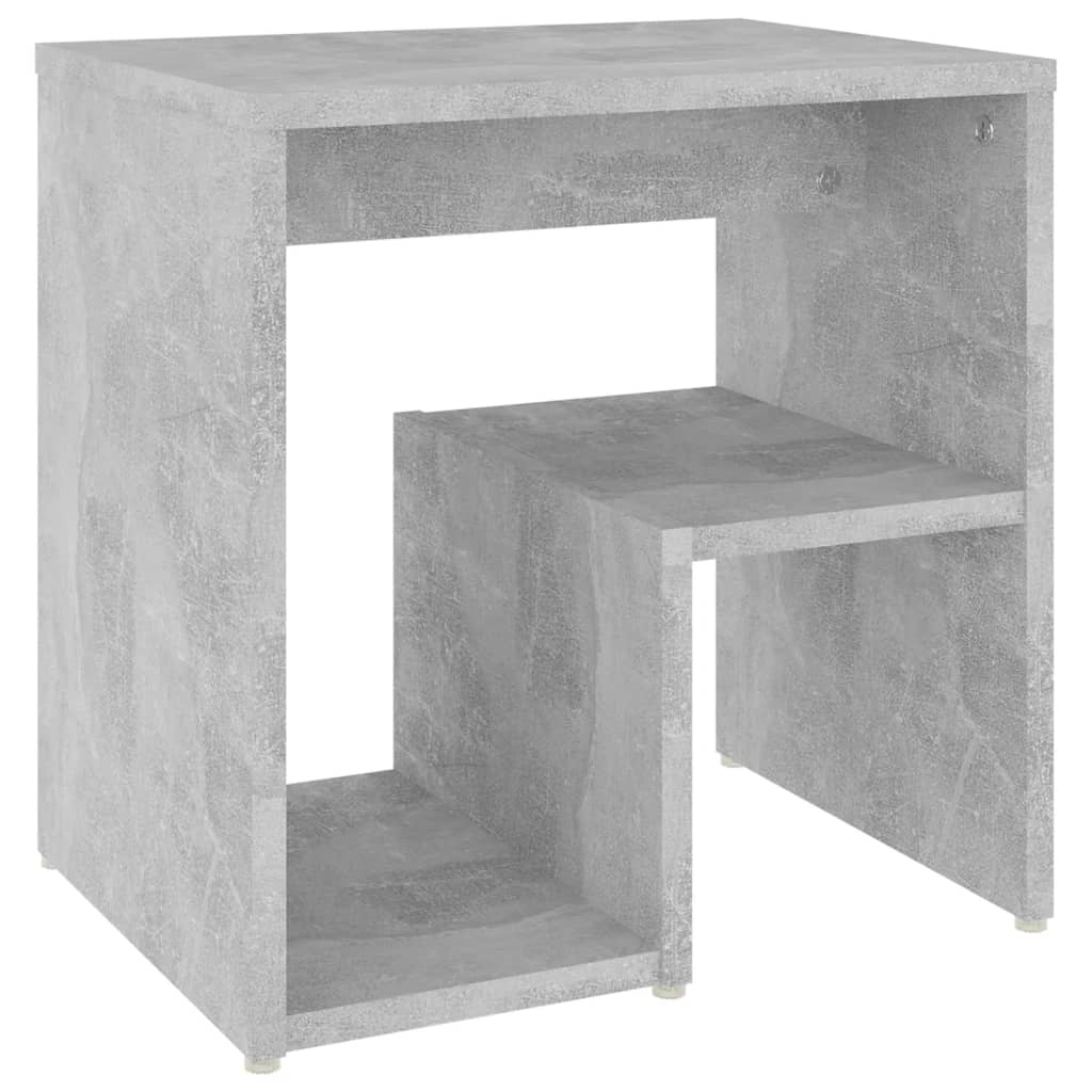 Tables de chevet 2 pcs gris béton 40x30x40 cm bois d'ingénierie Tables de chevet vidaXL   