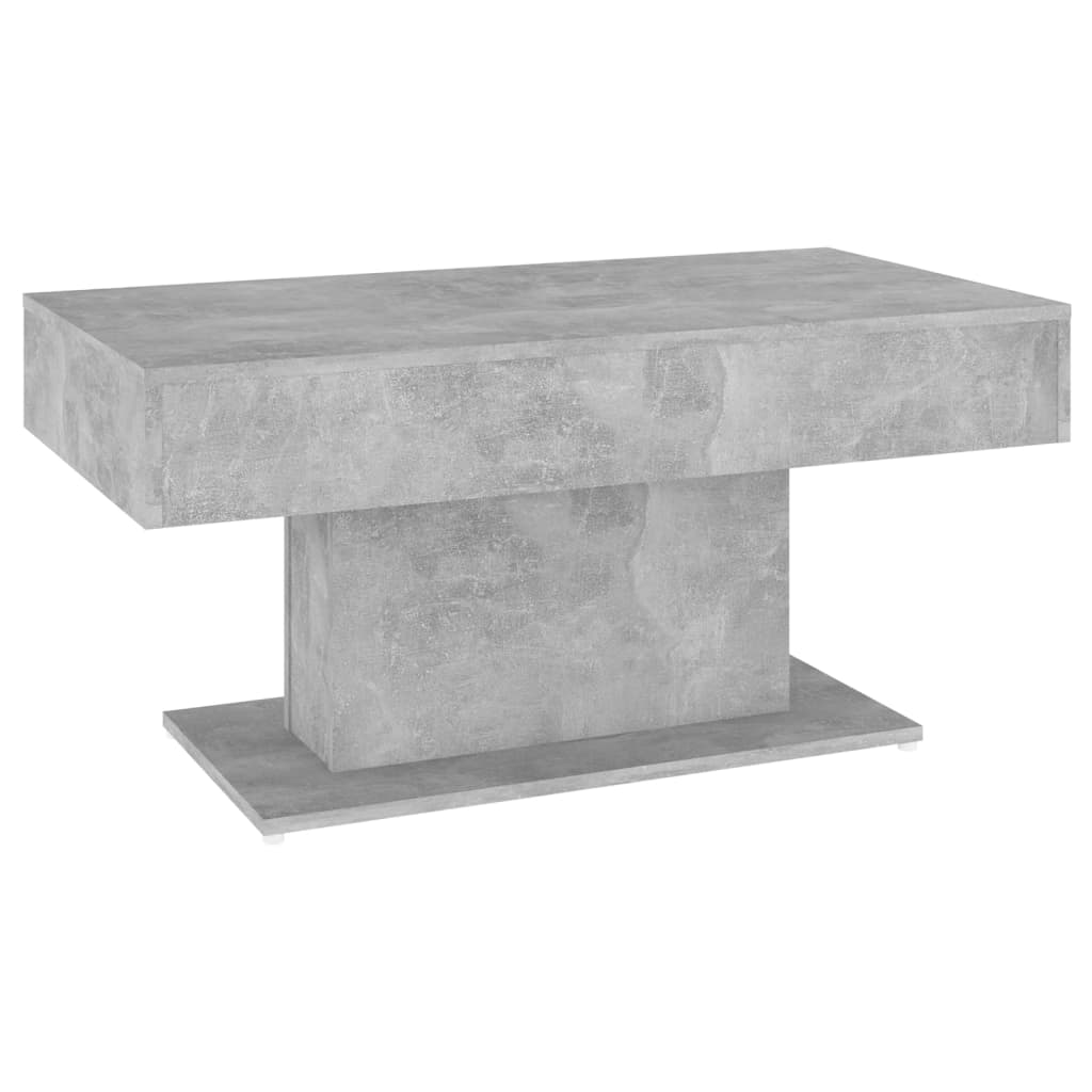 Table basse gris béton 96x50x45 cm bois d'ingénierie Tables basses vidaXL   