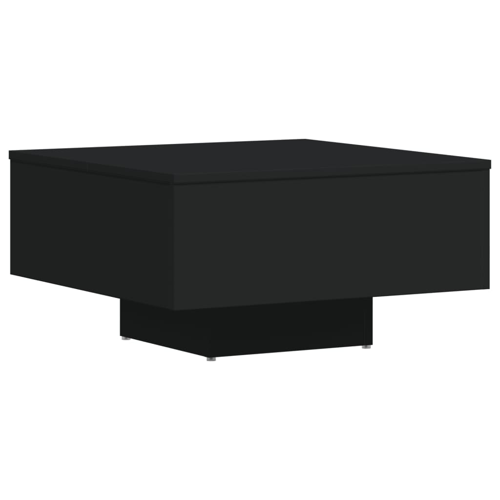 Table basse Noir 60x60x31,5 cm Aggloméré Tables basses vidaXL   