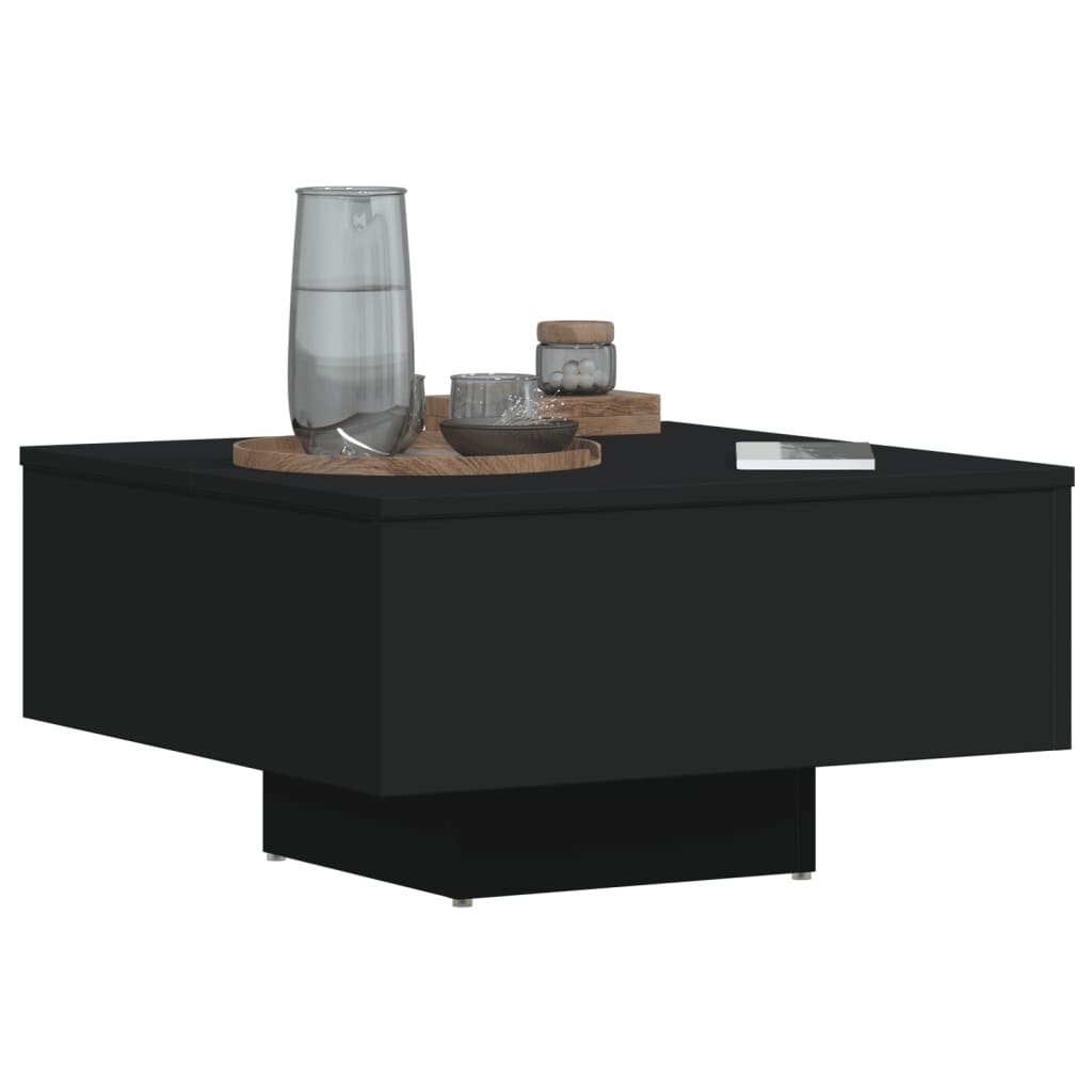 Table basse Noir 60x60x31,5 cm Aggloméré Tables basses vidaXL   