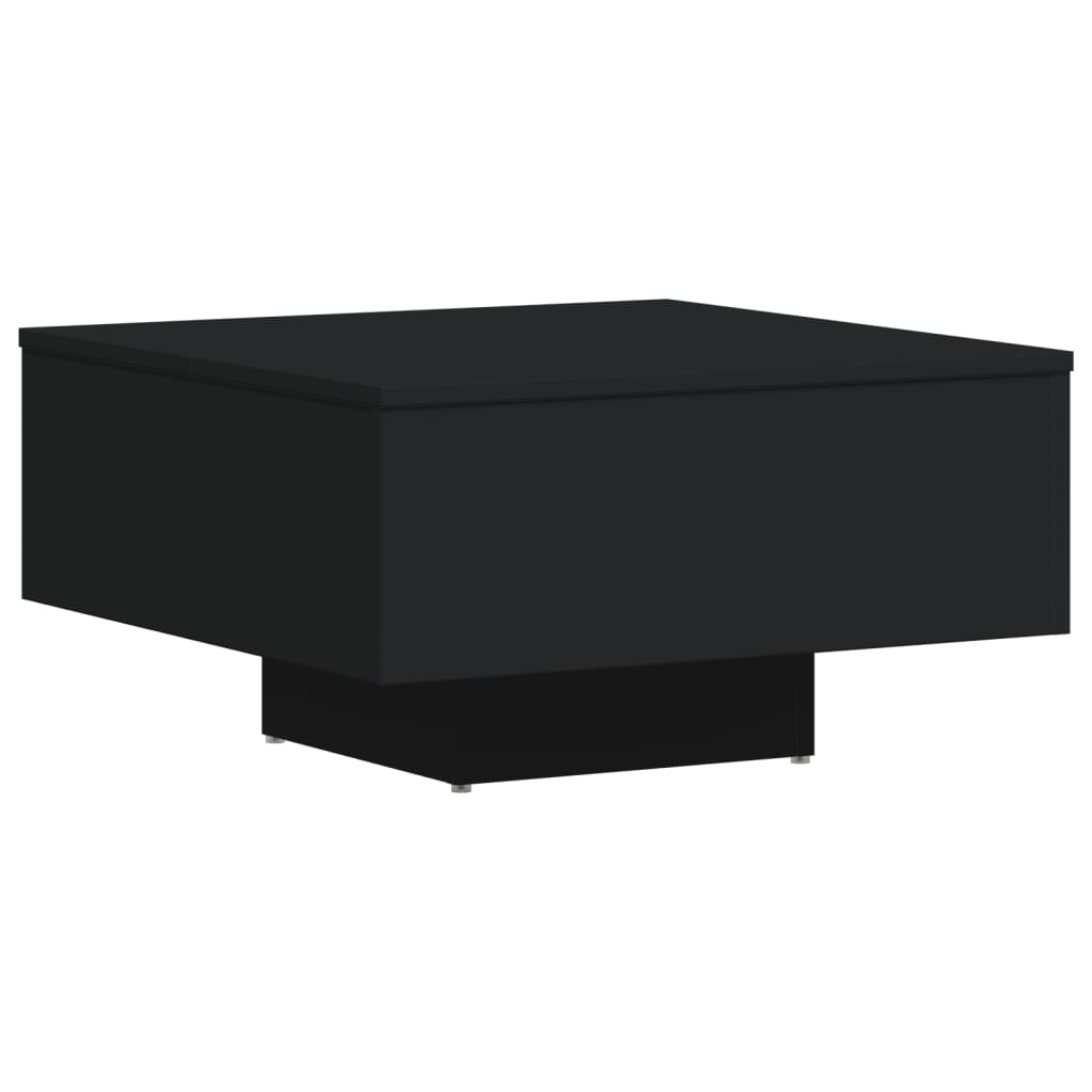 Table basse Noir 60x60x31,5 cm Aggloméré Tables basses vidaXL   