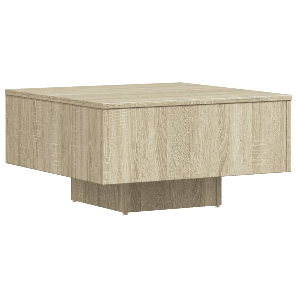 Table basse chêne sonoma 60x60x31,5 cm bois d'ingénierie Tables basses vidaXL   