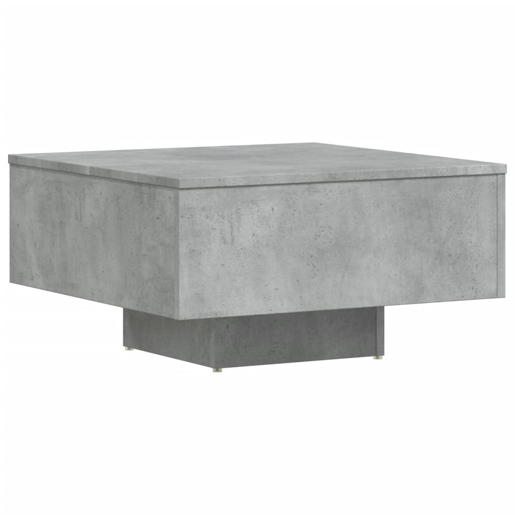 Table basse gris béton 60x60x31,5 cm bois d'ingénierie Tables basses vidaXL   